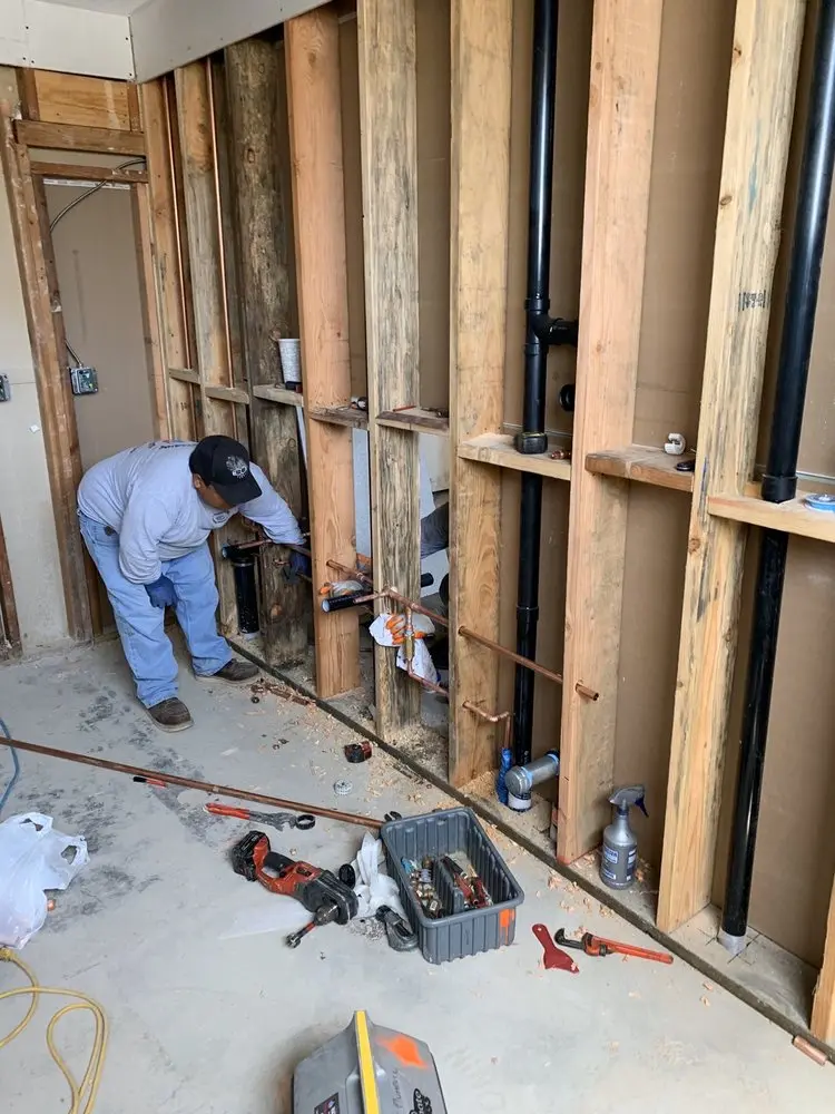 Commercial rough-in plumbing for Gas Line Repair in Meadowgate
